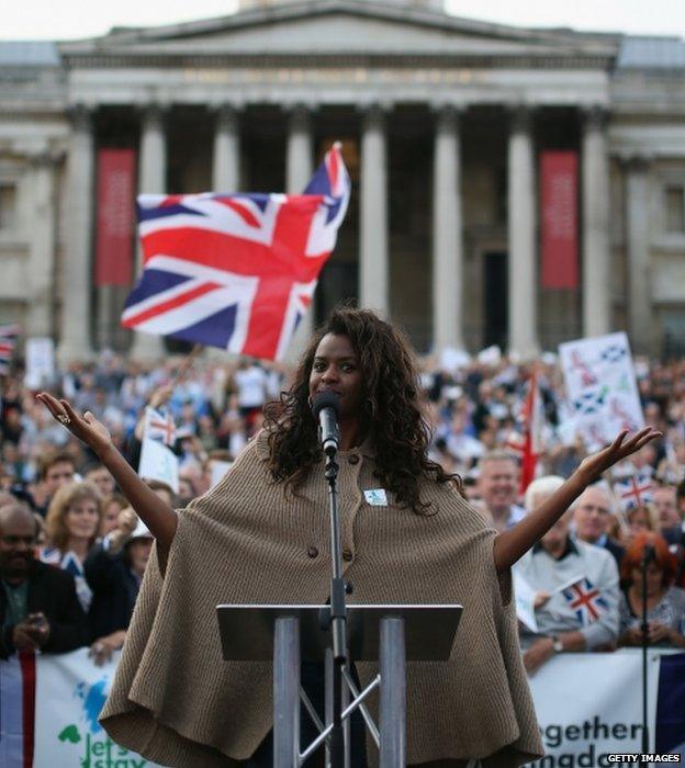 TV presenter June Sarpong