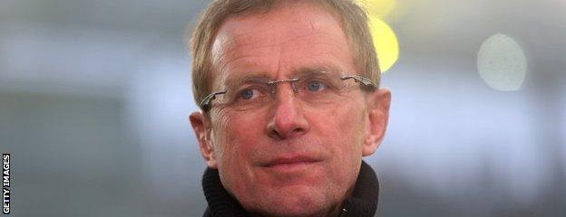 Ex-Hoffenheim and Schalke coach Ralf Rangnick is now sporting director at Salzburg