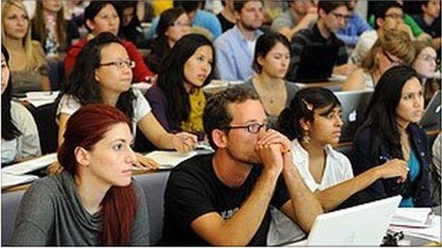 students in lecture