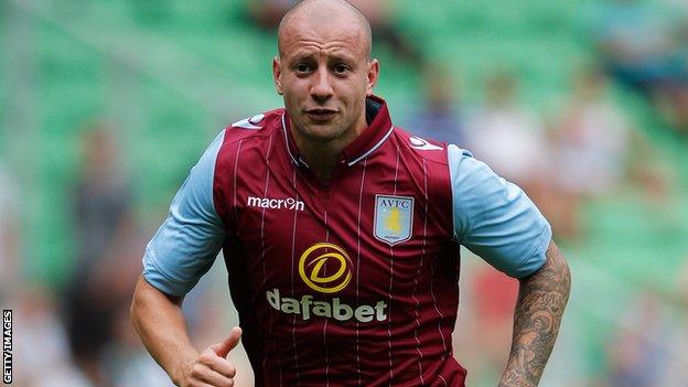 Alan Hutton of Aston Villa