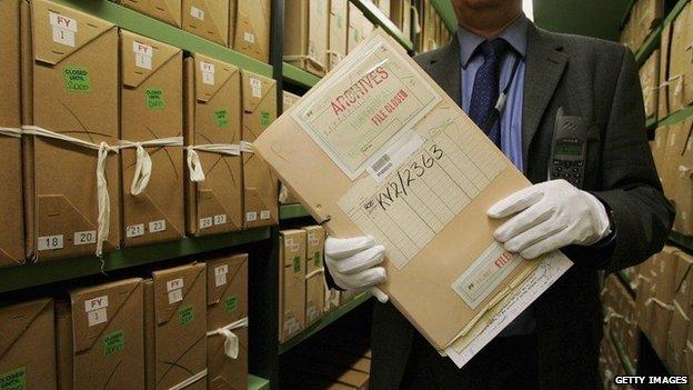 Files at the National Archives