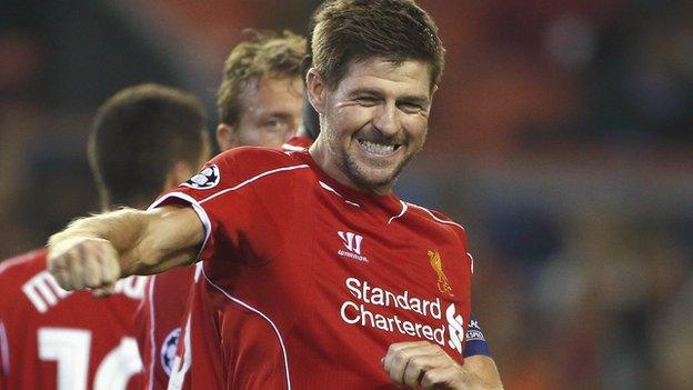 Liverpool's Steven Gerrard