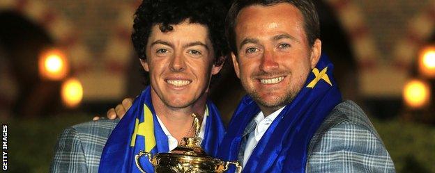 Rory McIlroy and Graeme McDowell