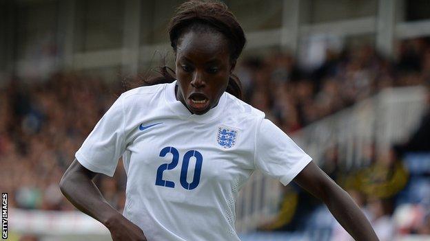 England's Enila Aluko