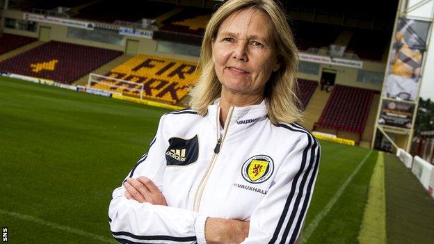 Scotland head coach Anna Signeul