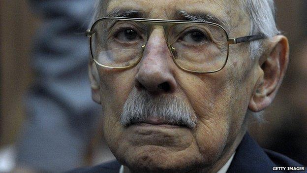 Ex-military leader Jorge Rafael Videla