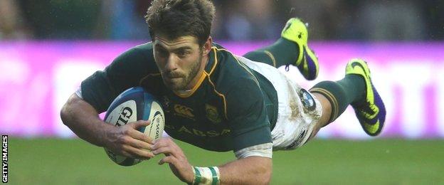 South Africa's Willie le Roux