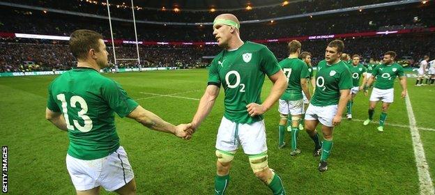 Brian O'Driscoll and Paul O'Connell