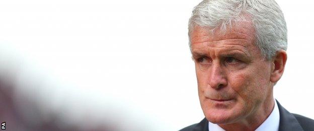 Stoke manager Mark Hughes