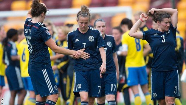 Scotland lost home and away to Sweden in the World Cup qualifiers.