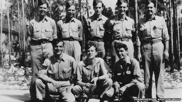 Warrant Officer Stan Kearey and his crew