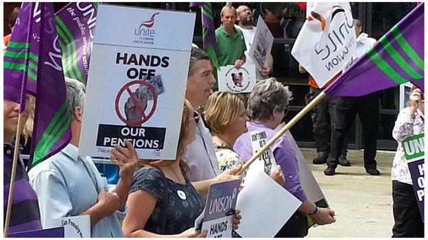 protest aberystwyth