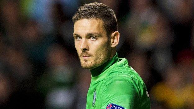 Celtic goalkeeper Craig Gordon