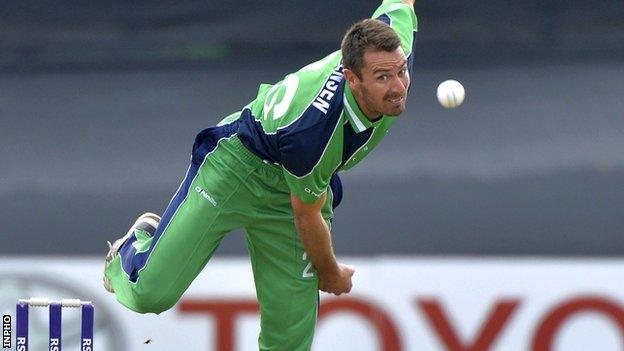 Ireland seamer Max Sorensen