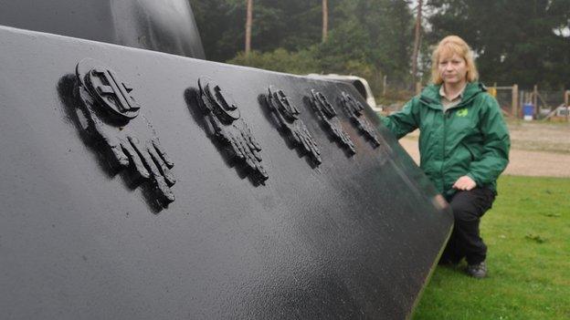 Rendlesham Forest UFO sculpture