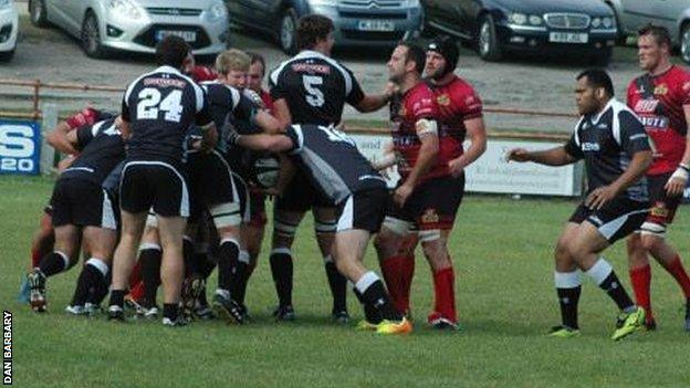 Cornish All Blacks against Redruth