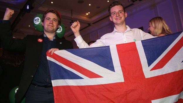 Better Together supporters gathered at the Marriott Hotel