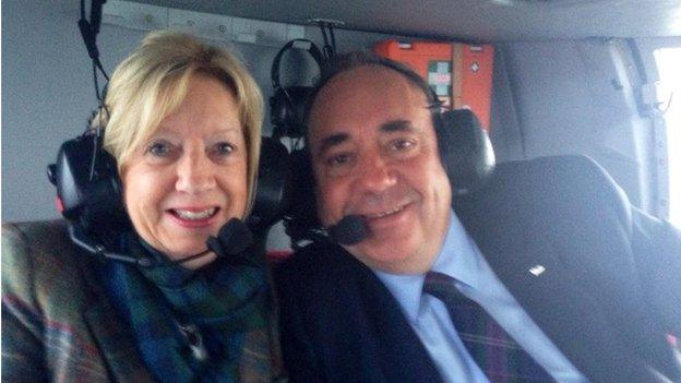 Moira and Alex Salmond