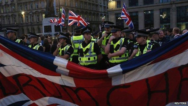 police at george square