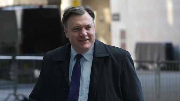 Shadow Chancellor Ed Balls