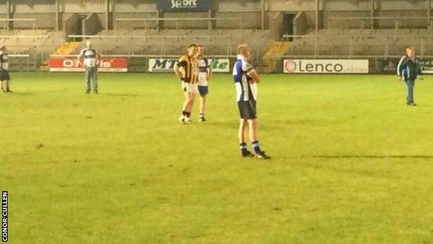 'Action' from the Crossmaglen v Dromintee Armagh Football Championship game