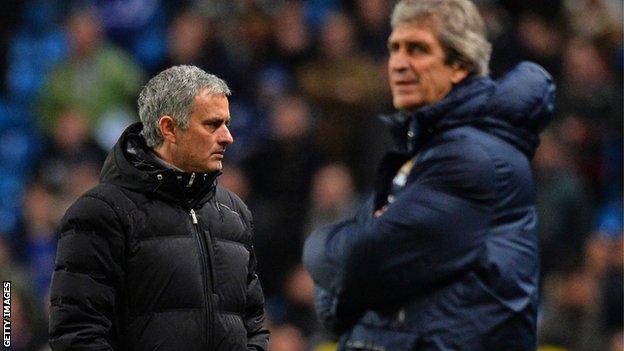 Jose Mourinho and Manuel Pellegrini