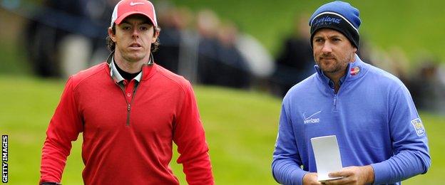 Rory McIlroy and Graeme McDowell