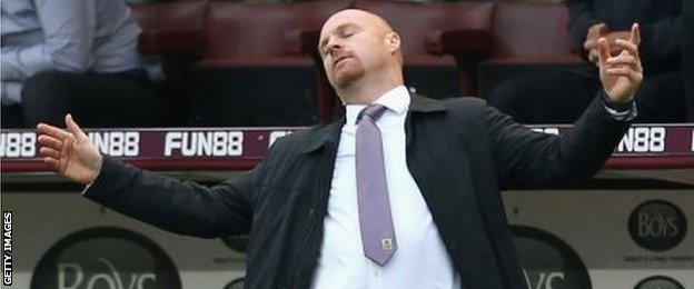 Burnley boss Sean Dyche