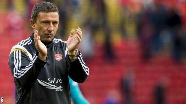 Aberdeen manager Derek McInnes