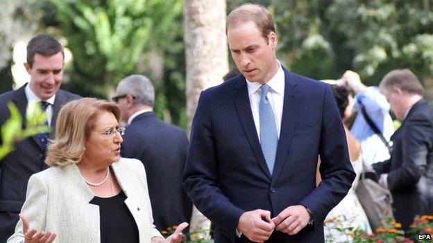 Prince William in Malta