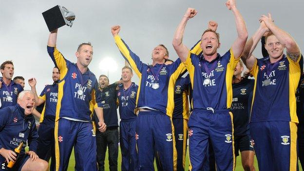 Durham celebrate victory