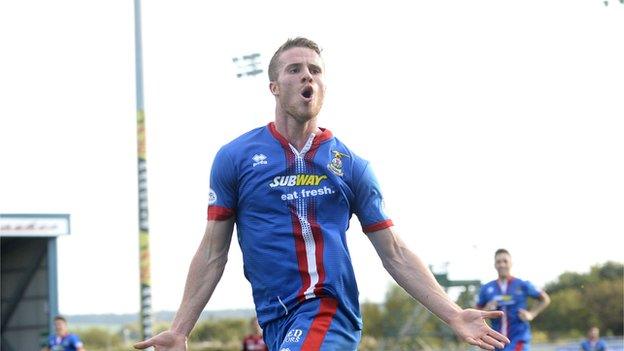 Marley Watkins was on target for Inverness