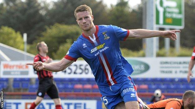 Marley Watkins opened the scoring for Inverness CT