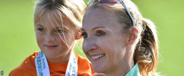 Paula Radcliffe and daughter Isla