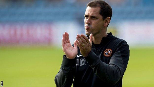 Dundee United manager Jackie McNamara