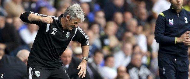 West Brom manager Alan Irvine