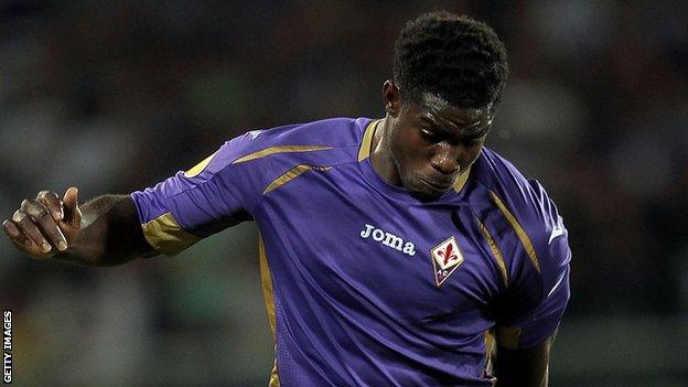 Fiorentina defender Micah Richards