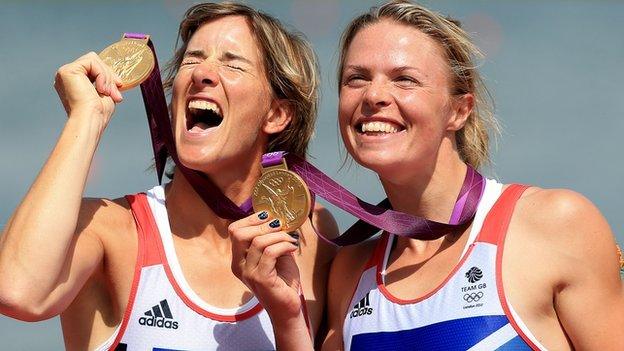 Katherine Grainger (left) and Anna Watkins