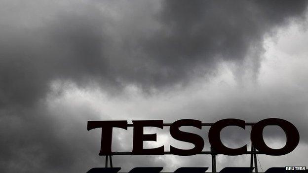 Tesco sign