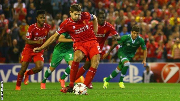 Liverpool's Steven Gerrard