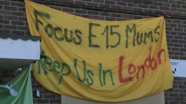 Focus E15 Mothers campaign banner