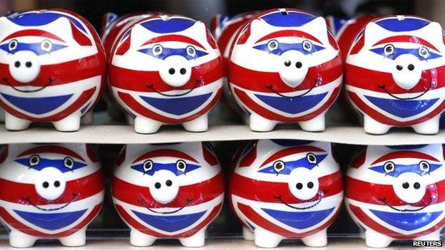 Union flag piggy banks