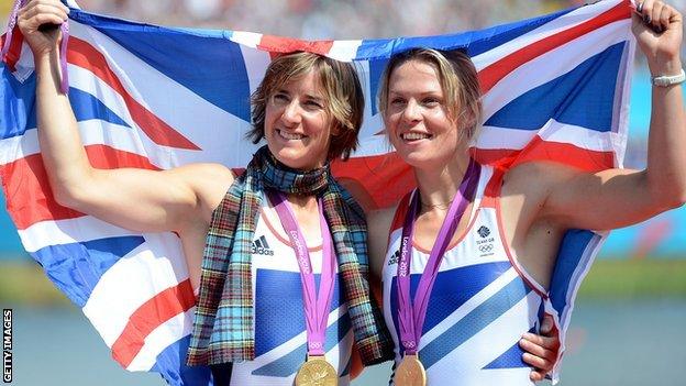 Katherine Grainger (left) and Anna Watkins