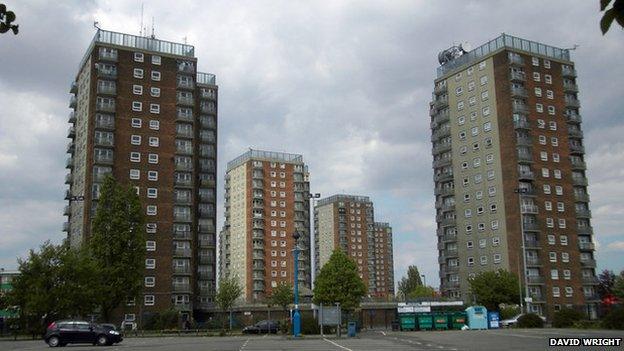 High Rise Flats, East Marsh, Grimsby