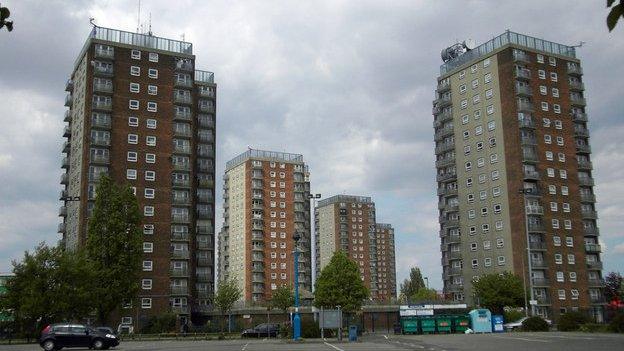 High Rise Flats, East Marsh, Grimsby