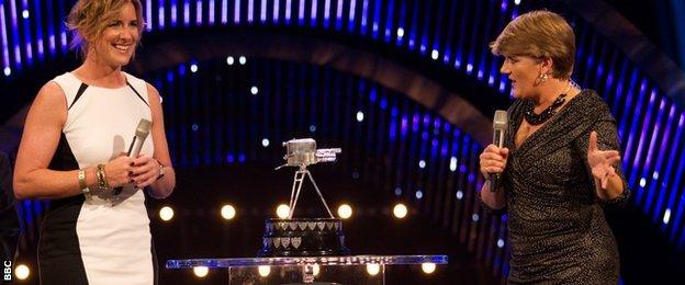 Katherine Grainger (left) attends the 2012 BBC Sports Personality of the Year Awards