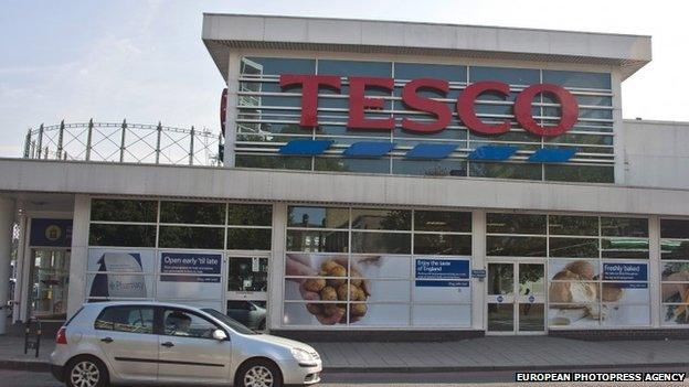 Tesco store front