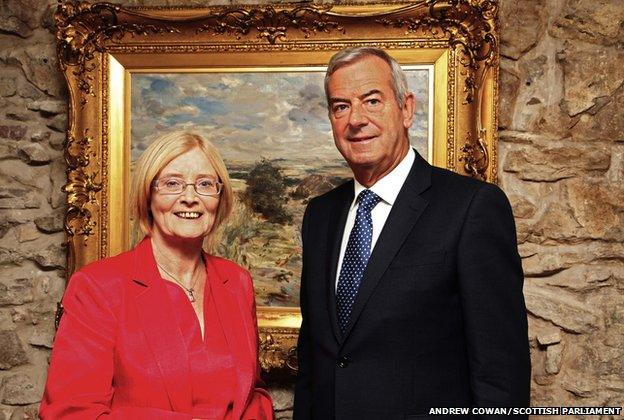 Tricia Marwick and Lord Smith