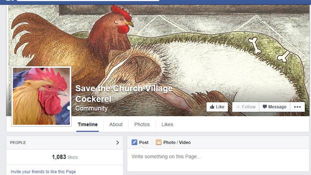 Facebook campaign page