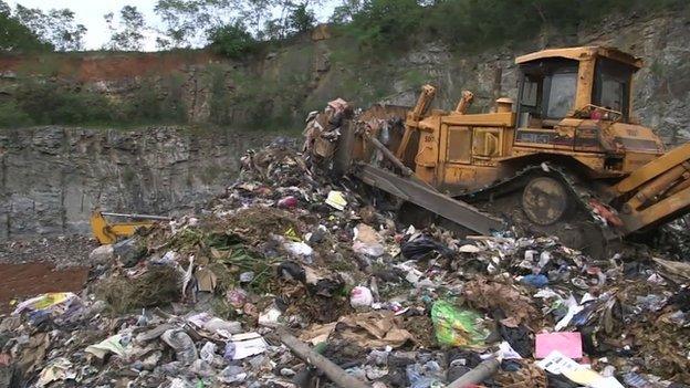 Landfill site in Ghana